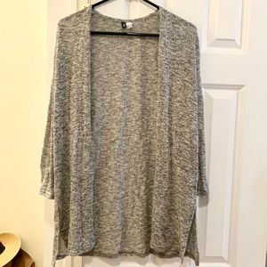 Gray cardigan
